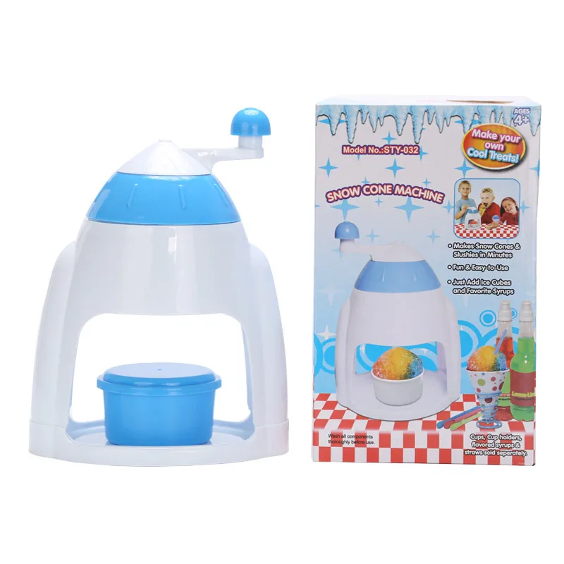 

High Quality Manual Crushed Ice Machine Ice Crusher Shaver Machine Snow Cone Maker Household Manual Ice Crusher