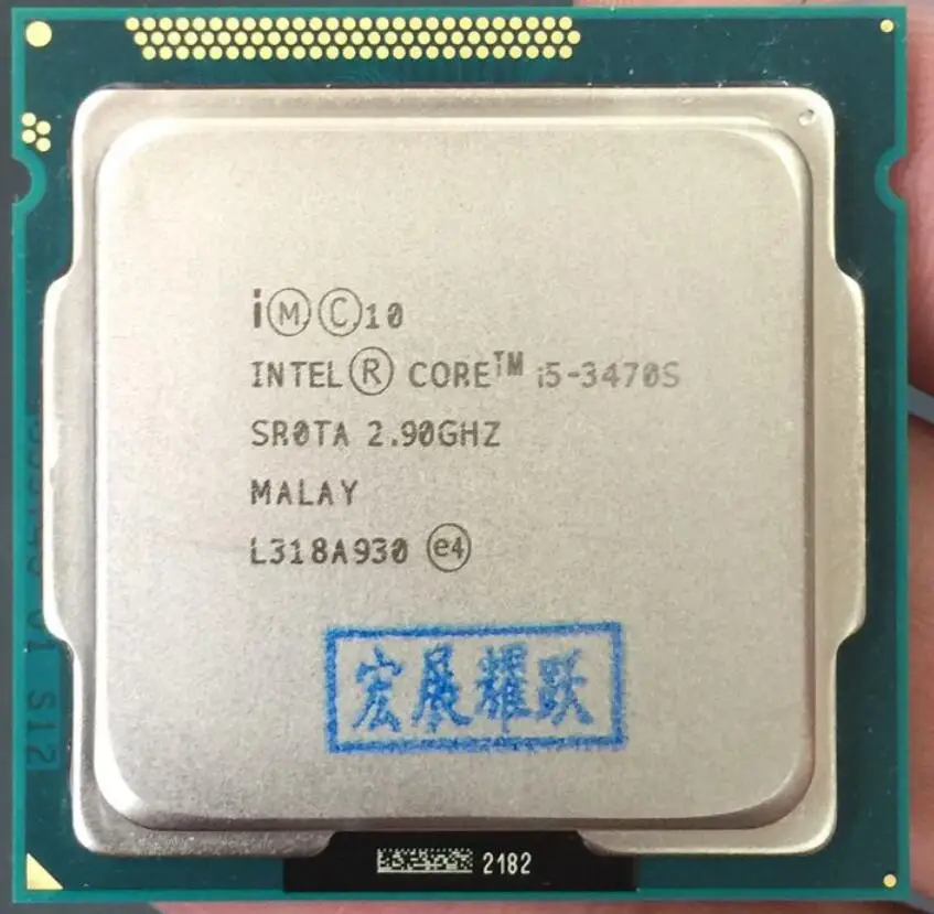 Процессор Intel Core i5-3470S i5 3470S процессор LGA 1155 ПК настольный компьютер процессор