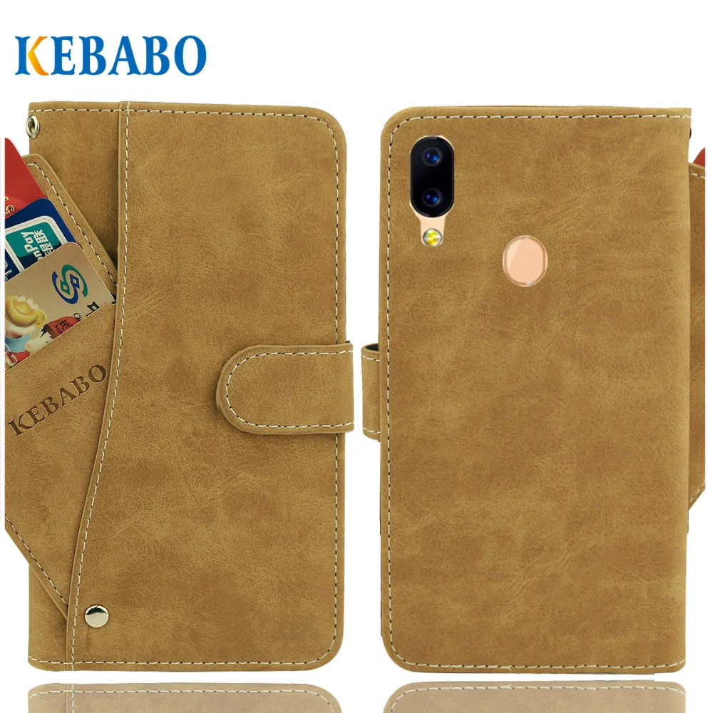 

Vintage Leather Wallet Leagoo S11 Case 6.26" Flip Luxury 3 Front Card Slots Cover Magnet Stand Phone Protective Bags