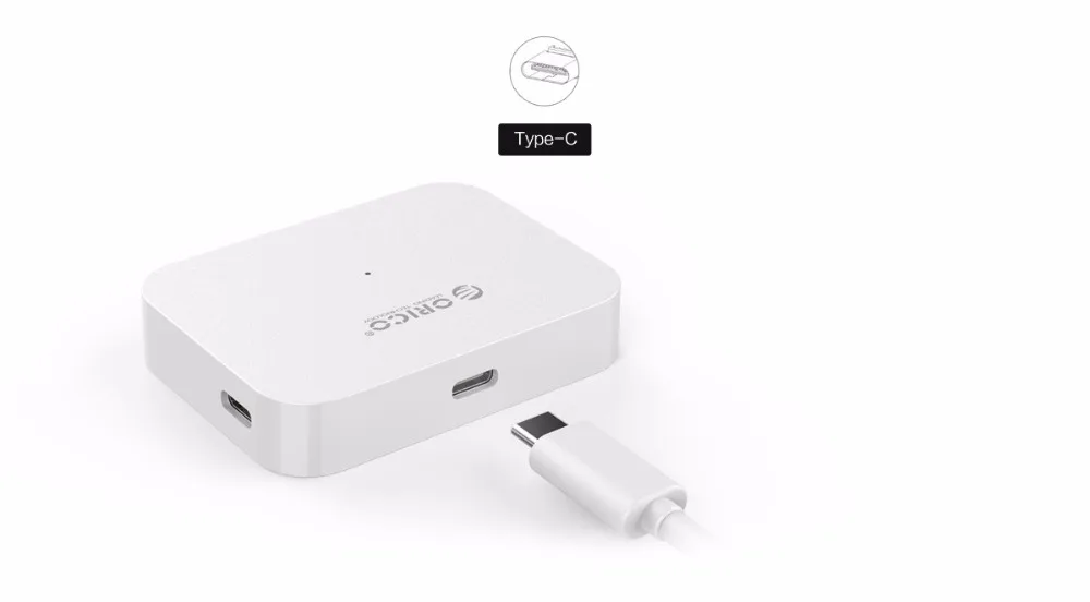 ORICO type-C 4 порта USB3.0 мини-концентратор Поддержка OTG функция 5 Гбит/с SuperSpeed type-C USB3.1 для ноутбука Настольный Mac PC(TC2U-U3