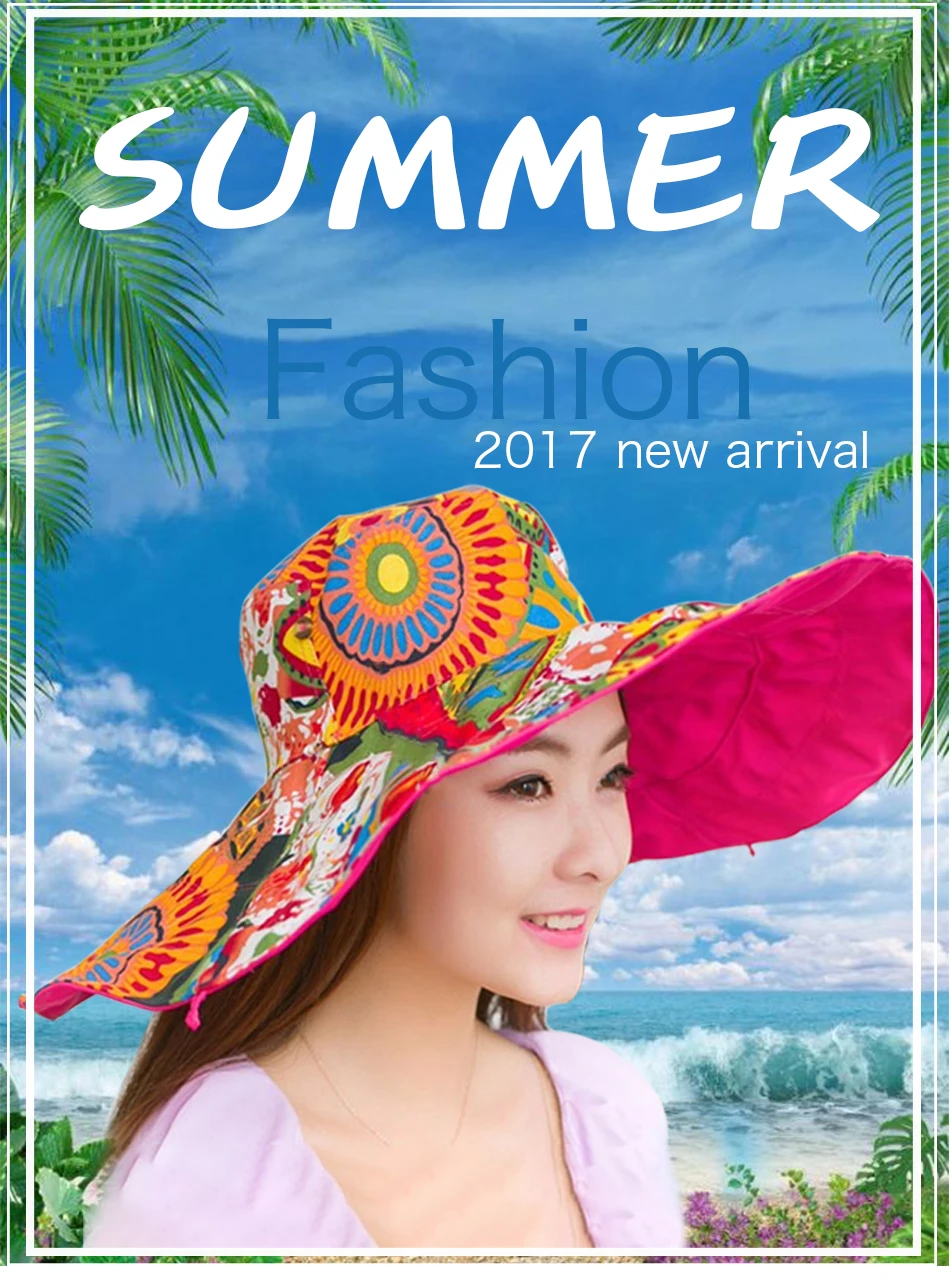 Модная летняя шляпа от солнца, Женская пляжная шляпа от солнца, женская шляпа от солнца с большими полями