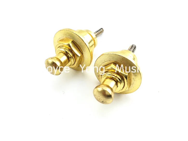 1 Set of 2pcs Golden Round Head Electric Guitar St...