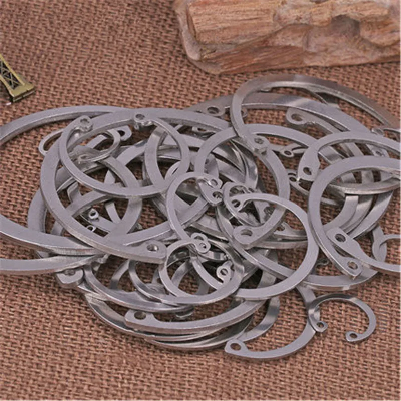 Стопорное кольцо из нержавеющей стали 304 для отверстия типа C|stainless steel circlip|steel