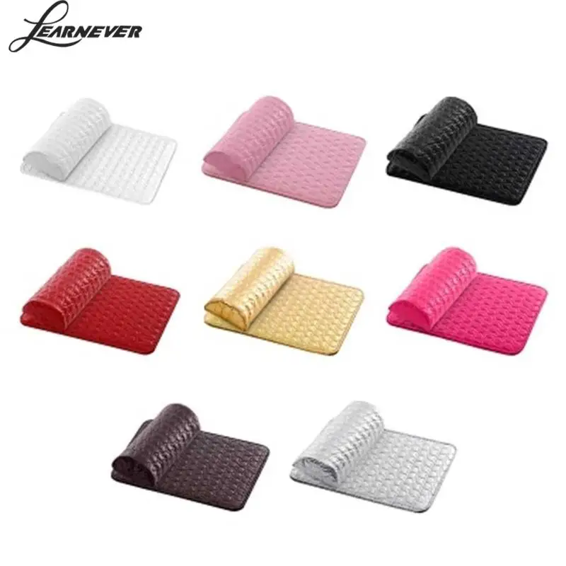 

8 Colors Professional Hand Cushions Soft Soft Pu Leather Sponge Arm Love Heart Design Nail Pillows Manicure Art Accessories