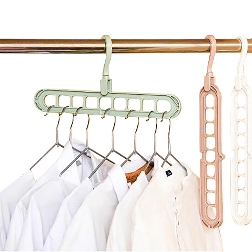 

Multifunctional Magic Clothes Hanging Chain Metal Clothes Closet Hangers Shirts Tidy Hangers Save Space Clothing Organizer LD