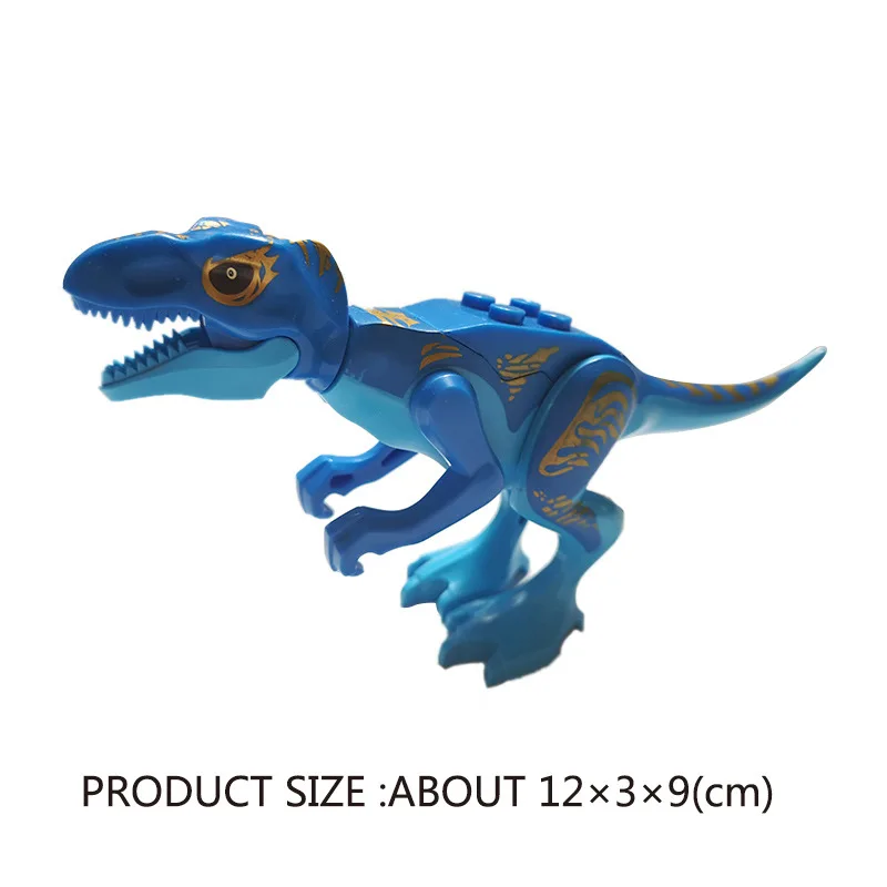 Legoings Jurassic Dinosaurs World Park Dinosaur Raptor protection zone Building Blocks Set Kids Toys juguetes Compatible 