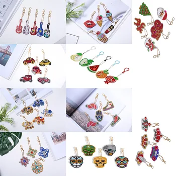 

2019 new to super hot keychain colorful cartoon butterfly diamond embroidery diamond painting Cross Stitch Rhinestone mosaic