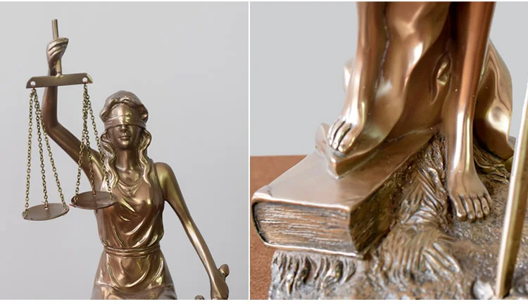 Креативная скульптура «богиня справедливости», «честность», «Суд», «фирма», «баланс», аксессуары, скульптура, ремесло