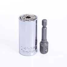 Универсальная головка гаечного ключа с крутящим моментом, набор разъемов 7-19 мм, дрель питания, храповая втулка, гаечный ключ, волшебная ручка, мультифунциональные ручные инструменты