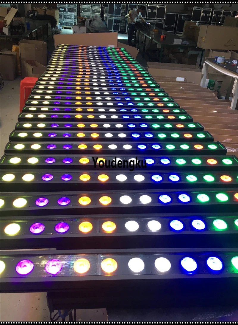 8pcs/lot ip 65 Stage lighting equipment led bar RGBW 4in1 14*10w led cob wall washer for outdoor