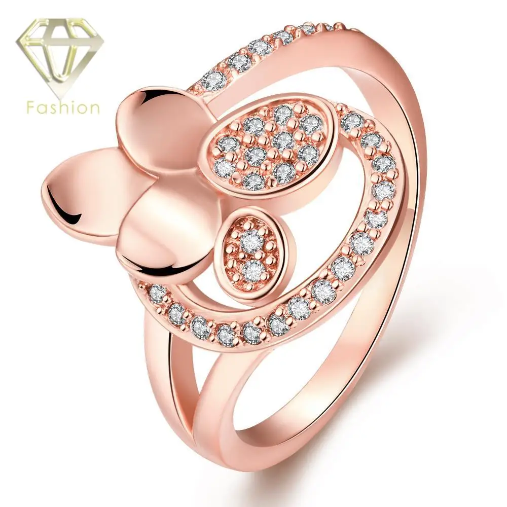 gold jewellery online shopping unique flower design inlaid cubic zirconia rose gold color engagement rings fashion jewelry - Online Wedding Rings gold jewellery online shopping unique flower design inlaid cubic zirconia rose gold color engagement rings fashion jewelry - Online Wedding Rings