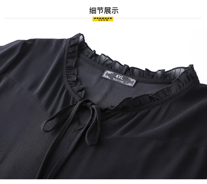 TUHAO размера плюс черный плиссированные вечерние платье 10XL 9XL 8XL элегантные Винтаж оборками Для женщин платья больших Размеры s Женская одежда летние MS06