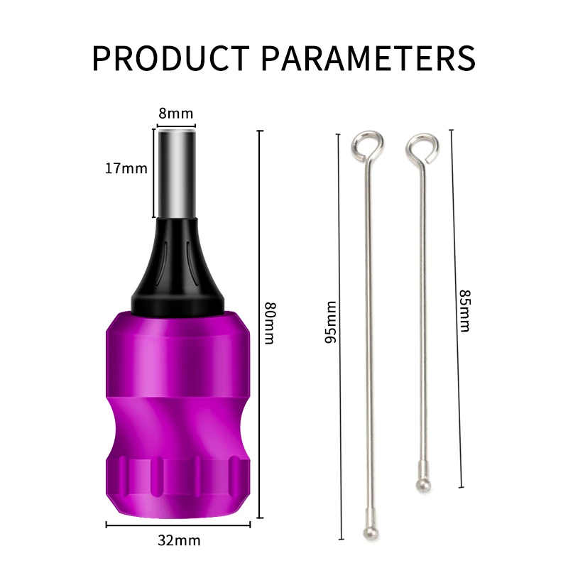 GHOST SPITER Adjustable Tattoo Grip Aluminum Alloy Tattoo Machine Guns Supplies Handle Grips For Cartridge Tattoo Needles