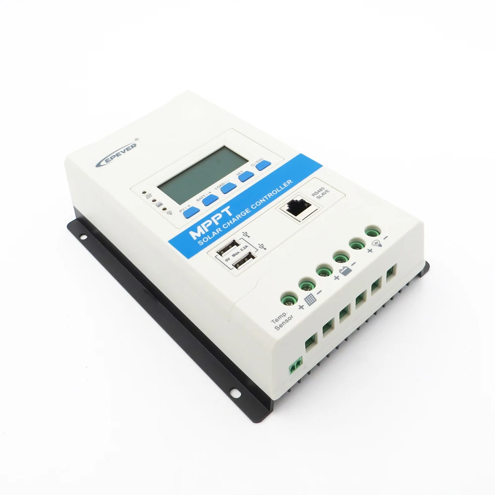 

40/30/20/10 A TRIRON Series Modular MPPT Solar Charge Controller Battery Charger Regulator USB LCD backlight Tracer