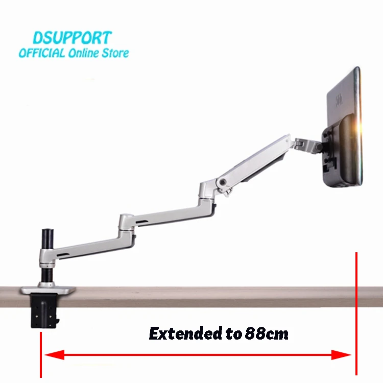 Aluminum Alloy Full Motion Free Lifting Ultra Long Arm 10 30 Inch Led Lcd Monitor Holder Lengthen Arm Monitor Mount Bracket Lcd Monitor Holder Monitor Mountarm Monitor Aliexpress
