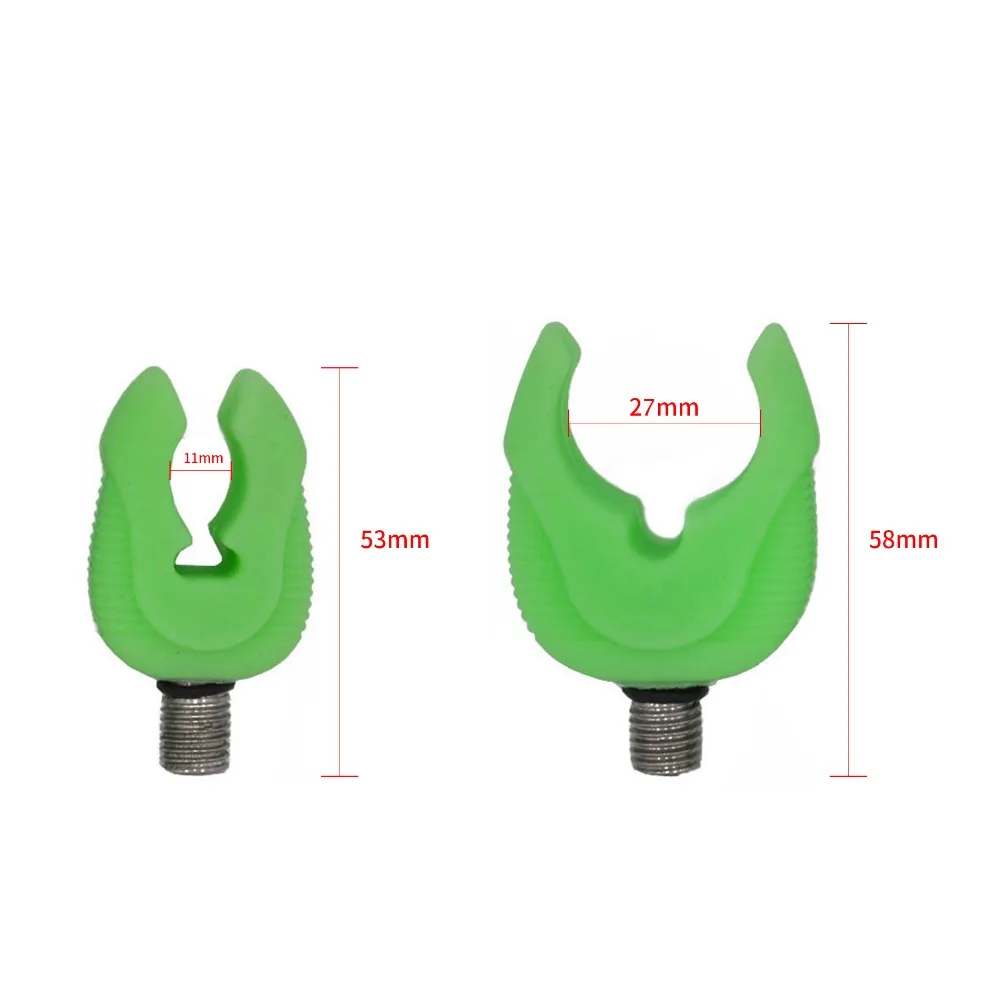 Hirisi 4 шт. резиновая удочка для отдыха Торцевая Опора устройство для фиксации голов ручки рыболовный держатель удочки аксессуары
