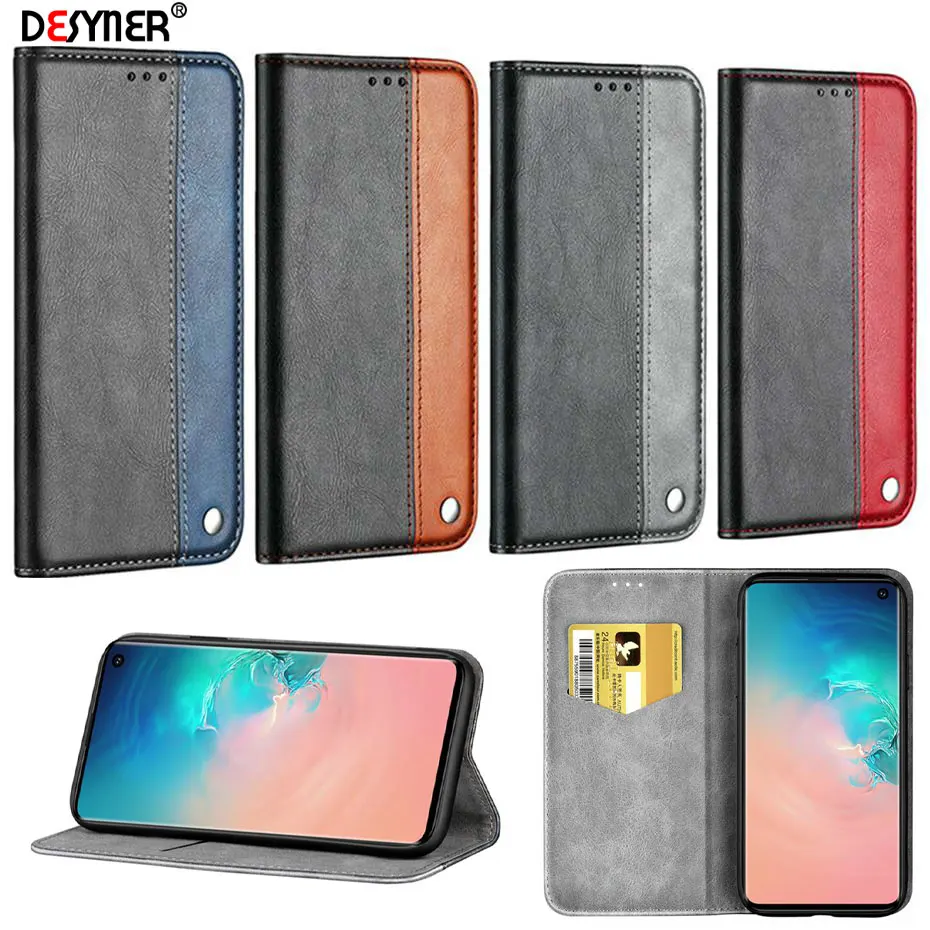 

Flip Leather Case For Samsung Galaxy S6 S7 S8 S9 S10 E A10 A20 A30 A40 A50 A70 M10 M20 M30 J4 J6 A5 A6 A7 2018 Plus Wallet Case