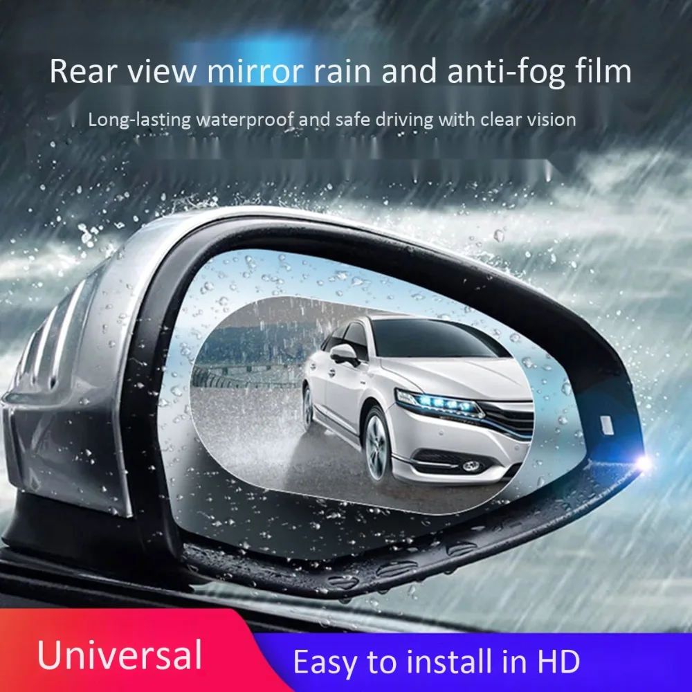 

Car Anti Water Mist Film Anti Fog Nano Coating Rainproof Rearview Mirror Protective Car Mirror Clear Film Membrane Waterproof