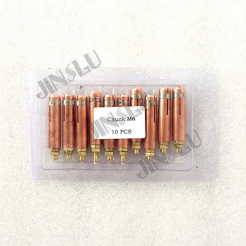 Collet M6 for Capacitor Discharge CD Stud Welding Gun Welding Torch for Stud Welding 10pcs