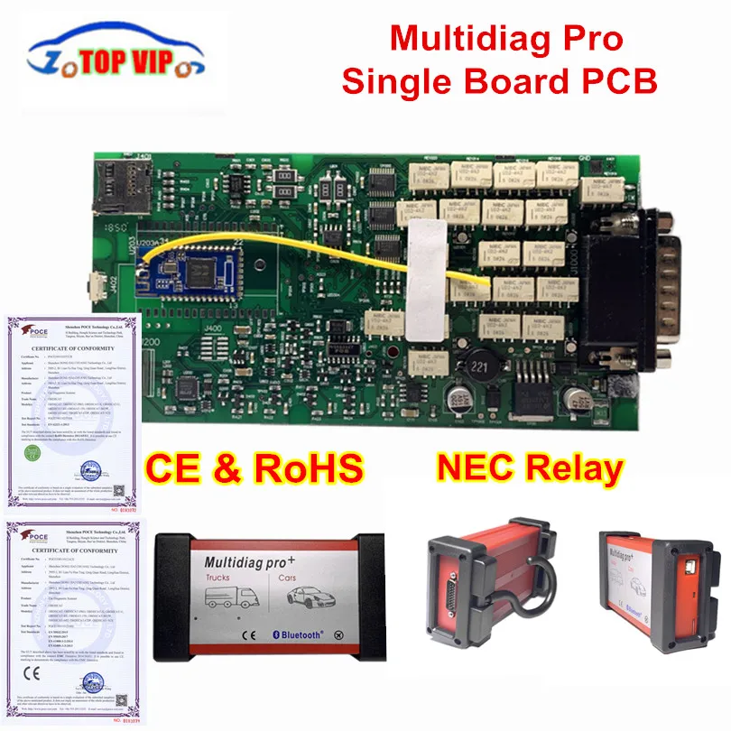 

Newest Bluetooth 2016.1 keygen Green Single Board tcs obd2 scanner OBDIICAT-CDP car truck diagnostic tool Code Reader Multidiag