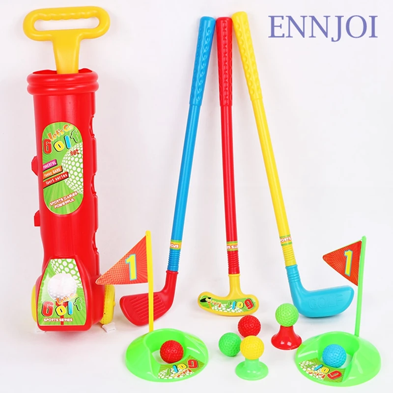 New Plastic Mini Golf Club Set Golfball Toy Child Sport Golf Club 3
