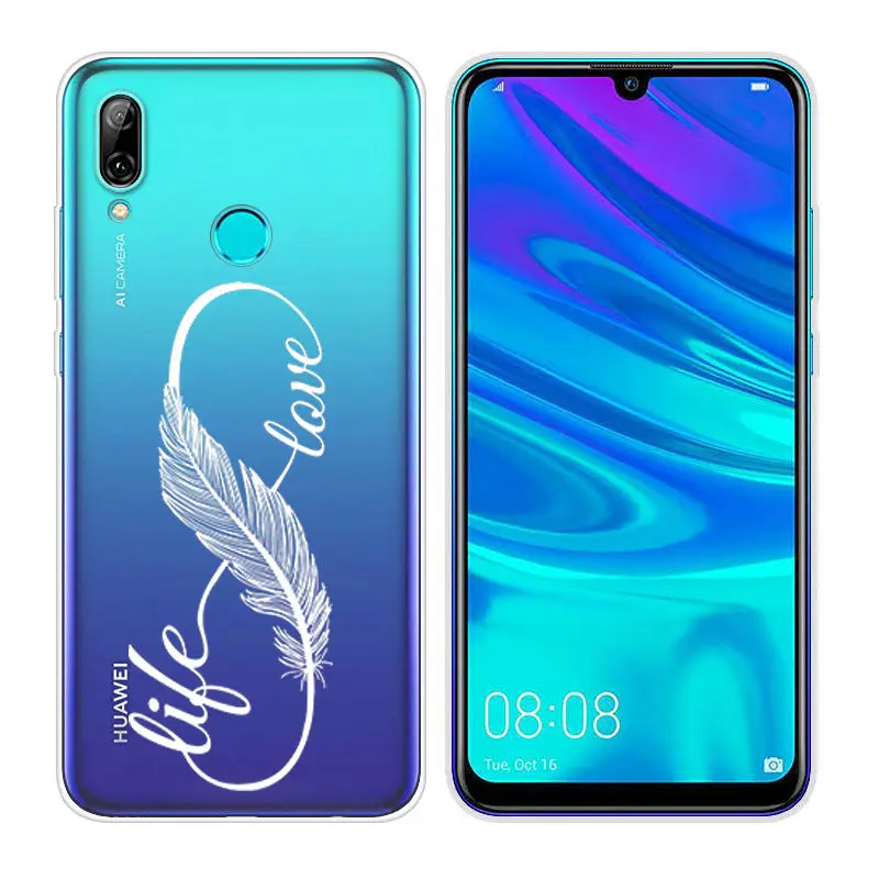 Silicone Fundas for Huawei P Smart 2019 Soft TPU Back Phone Case for 6.21 inch P Smart 2019 Clear Cover PSmart 2019 Shell Capa  (64)