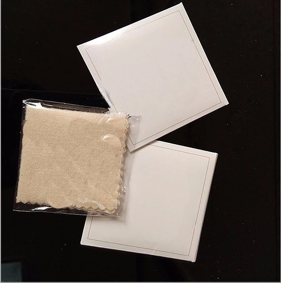 

100pcs Exquisite High-Quality manual Instructions Bracelet Cabu Mini White Paper Fit original pan Jewelry Silver polish cloth