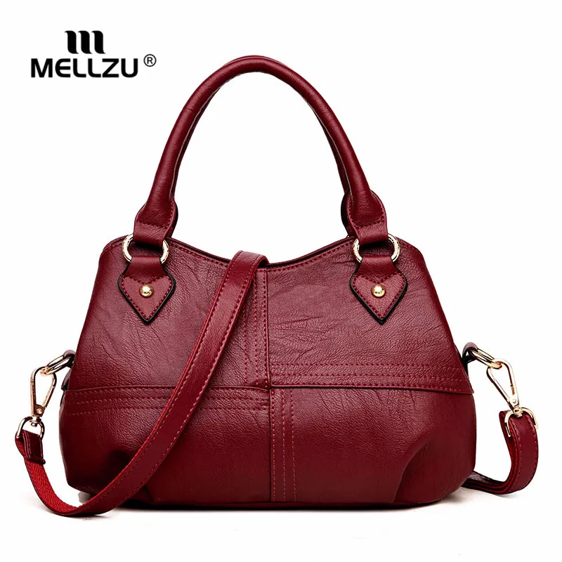 

Mellzu Women Designer Leather Handbags Ladies Shoulder Bags Women Messenger Bags Ladies Crossbody Bags Bolsa Top-Handle Bags