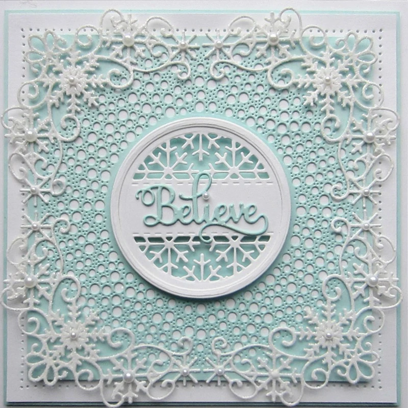 

Snowflake Embossing Die Metal Cutting Dies New 2018 Stencils for DIY Scrapbooking DIY Paper Cards Craft Making Craft Decoration