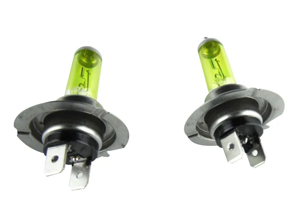 

2 x 3000K Yellow H7 12V 100W Xenon Halogen Bulbs High low HOD Beam Lamp