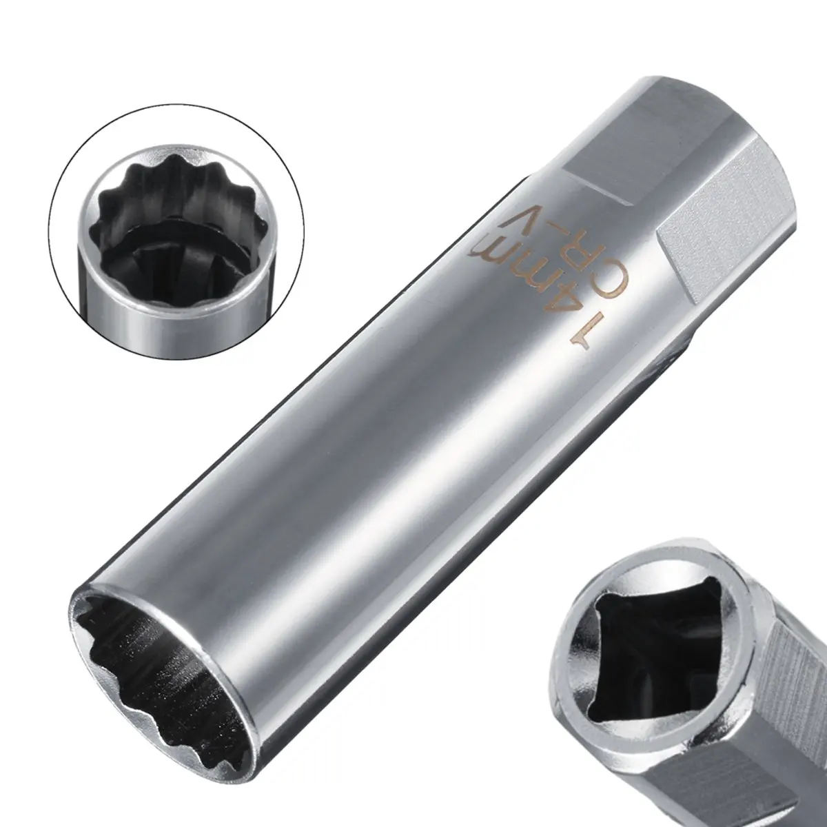 14mm Auto Socket Wrench Thin Wall 12 point Removal 3/8'' Drive For BMW