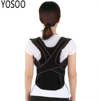 Body Posture Corrector Lumbar Shoulder Support Belt Kyphosis Correct Brace
