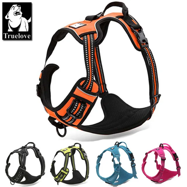 Truelove Front Range Reflective Nylon large pet Dog Harness No Pull