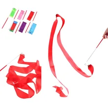 Новинка, 2 м, ленты для спортзала, лента для танцев, ритмичная художественная гимнастика, балетный стример, вертлюга, палочка для занятий в тренажерном зале, профессиональная