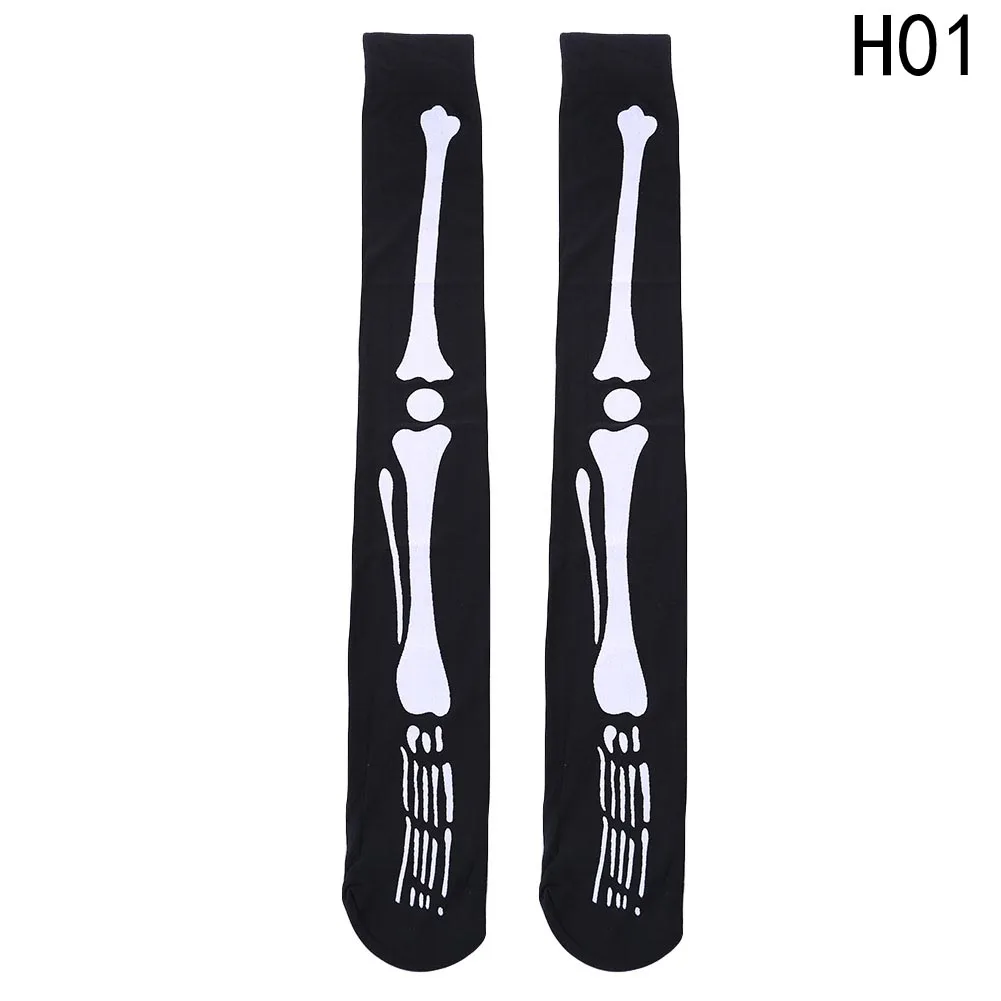 Compression Socks Women Halloween Stockings Over Knee