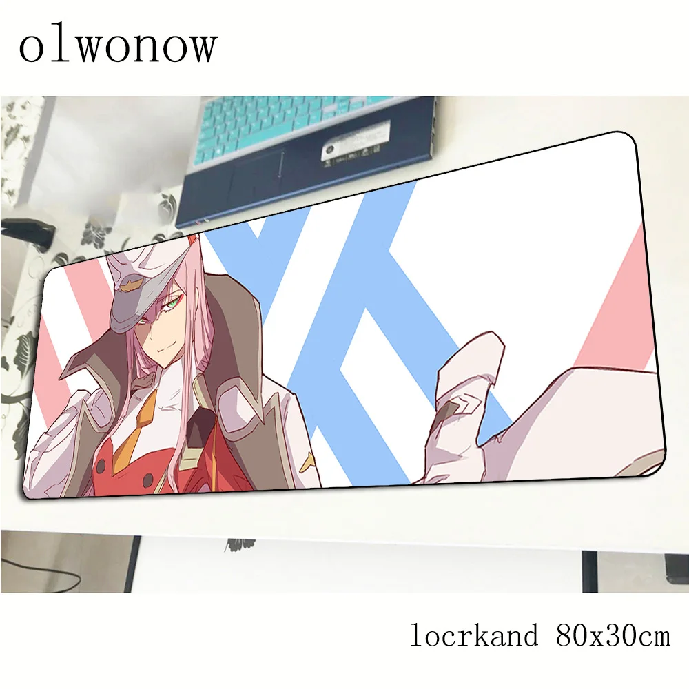Игровой коврик для мыши darling in the franxx 800x300x3 мм подарок на Хэллоуин аксессуары