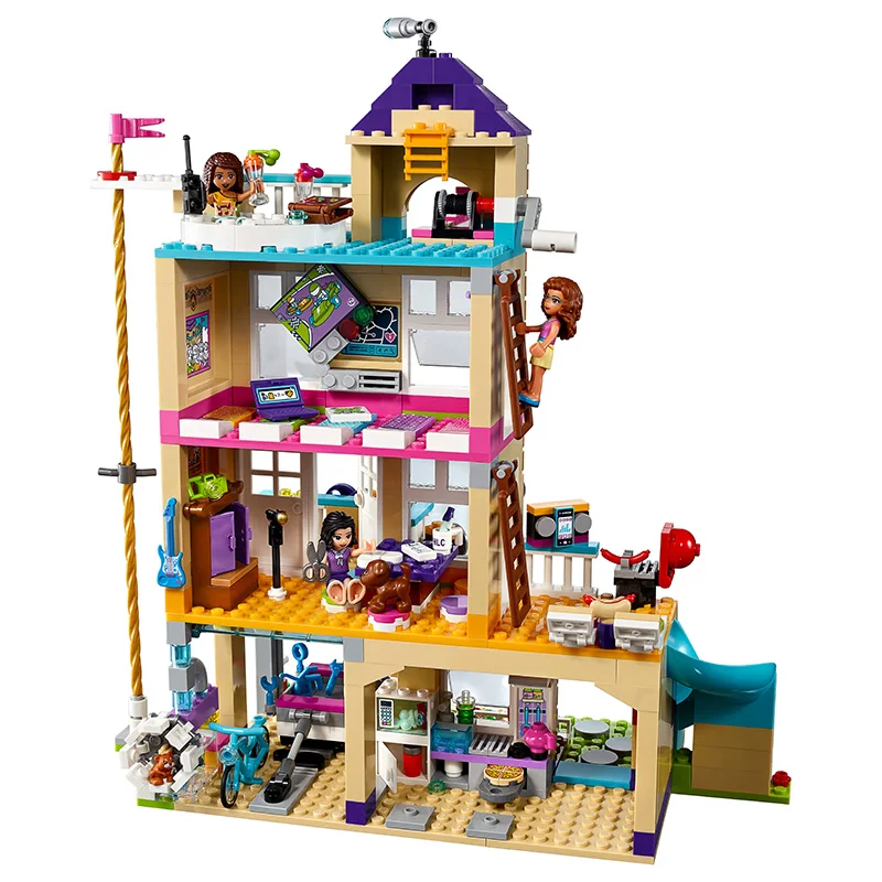 

808Pcs 01063 Girls Series Toys The Friendship House Set Compatible Legoingly 41340 Building Blocks Bricks Educational toys