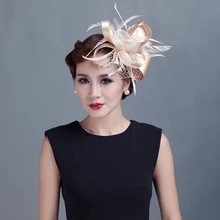 Feminino cocktail chique fascinator chapéu igreja headpiece casamento moda headwear lady party formal acessórios de cabelo