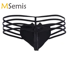 Купальный костюм для мужчин, гей, нижнее белье, бикини-стринги, трусы, купальник, нижнее белье, плавки, трусы с выпуклой сумкой, мужские трусы