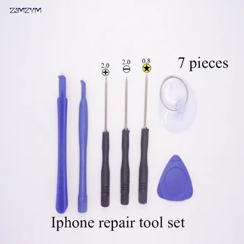 

Hot sale 7 in 1 Mobile Phone Repairing Tool Kit Spudger Pry Opening Tool LCD Repair Tools for Iphone tool