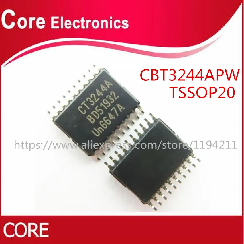 100 шт./лот CBT3244APW IC BUS SW OCTAL 8BIT 20 TSSOP|Интегральные схемы| |