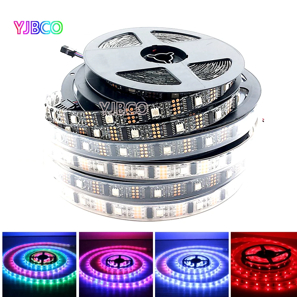 

WS2801 DC5V 1m/3m/5m 32LEDs/M magic RGB IP67 Individually Addressable Full Color WS2801 Chip LED Strip