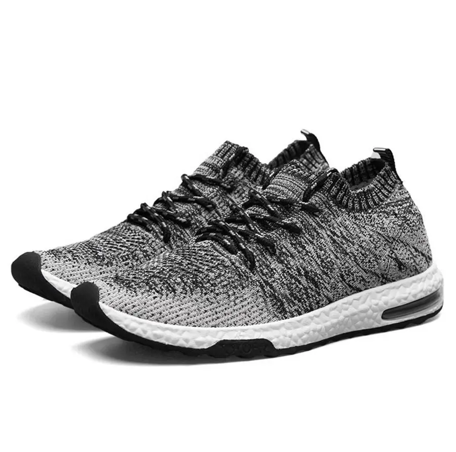 Sagyua Zapatos Aire black Outwear Planos Cómodos Hombres Caminar grey De Bordo Hombre Tejido Casual Punto Orange T318 Flattie Malla Viajes rUSZrq