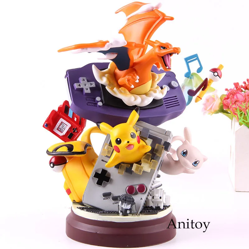 

Anime Monsters Charizard Mew GK Statue PVC Cartoon Monsters Action Figure Statue Collectible Model Toy