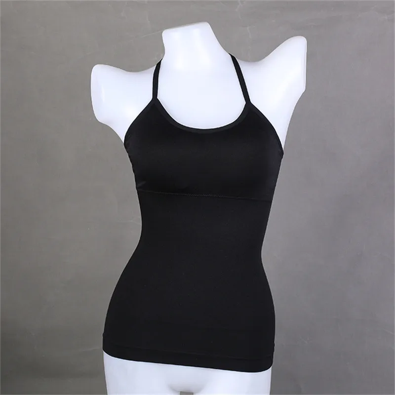 MAXMESSY Sexy Summer Vest Seamless Long Camisole For Women Tank Top Night Sleepwear New Girl Fitness Base Cami B018