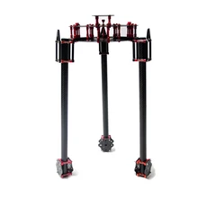 HH-Стрекоза 1180 мм большой класс Профессиональный 25 мм из чистого углеродного волокна трубка складной/складной коаксиальный комплект рамы для гексакоптера