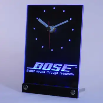 

tnc0429 Theater Systems Speakers Table Desk 3D LED Clock