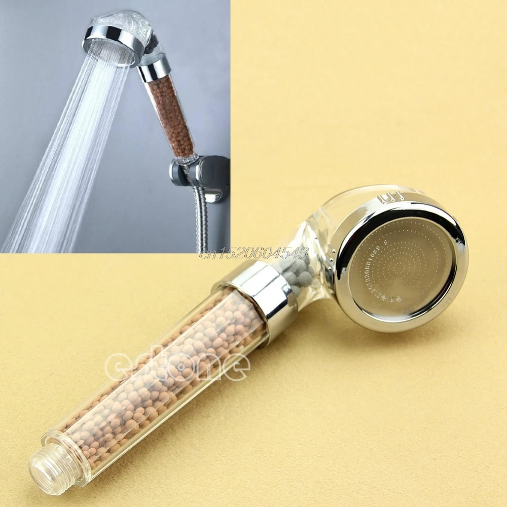 1PC Healthy ION Shower Head Filter Water Ionizer Bathroom Tool Spa Home Beauty Spray R06 Drop Ship