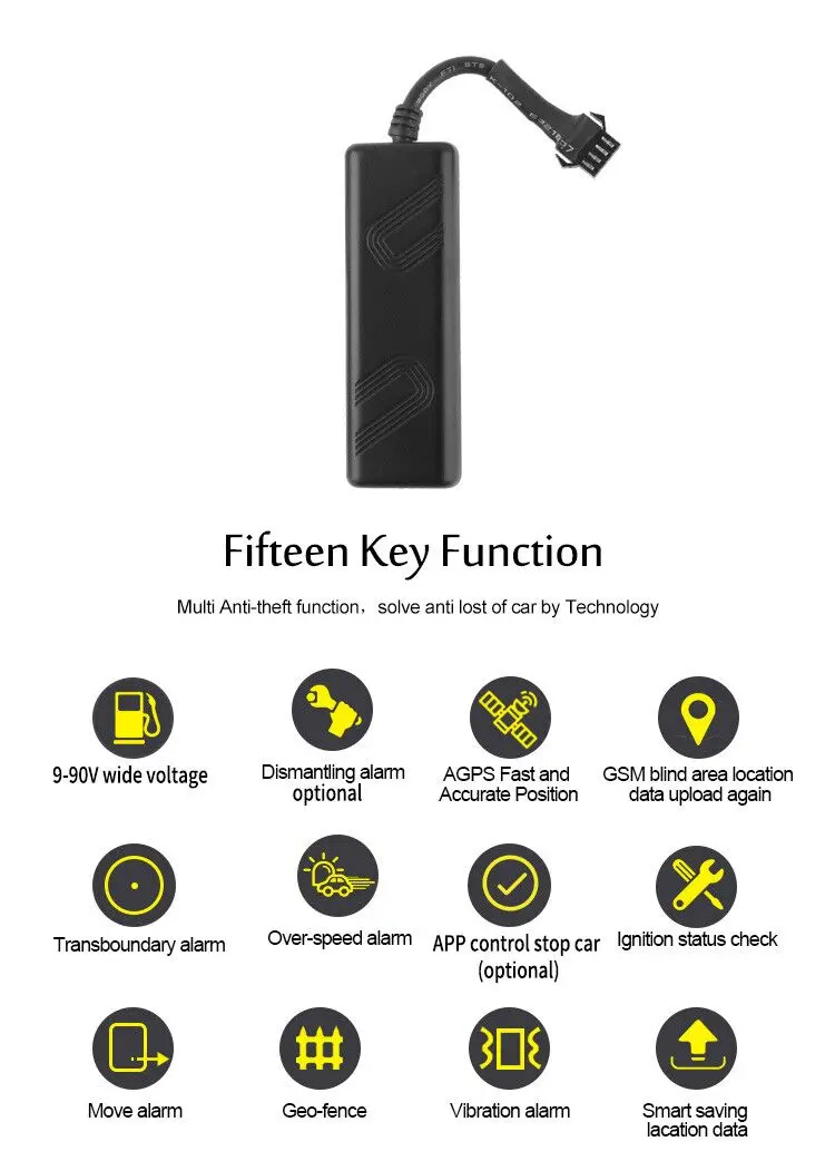 tracking device GPS Car Vehicle Tracker TK205 Waterproof Real-time Tracking Device with Anti-theft Speeding/low Power Alarm Mini Car Gps Tracker gps tracker for car