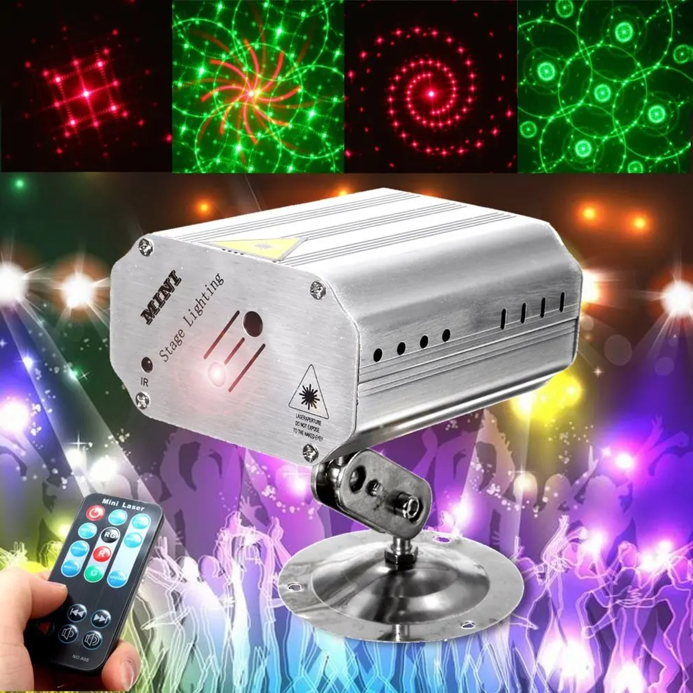 

Voice Control Music Laser Projector Disco Club Dancing Party S Stage Effect Lighting Rhythmc Party Flash Light LED